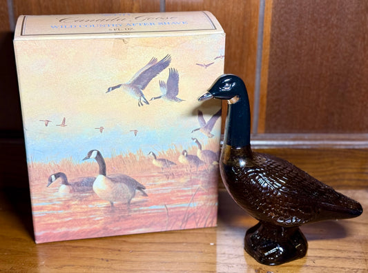 Vintage Avon Canada Goose Wild Country After Shave Decanter Sealed w/ Box 5 oz