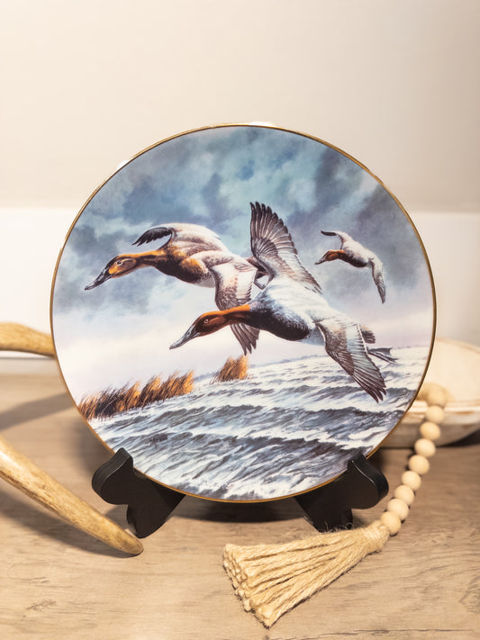 Canvasbacks Federal Duck Stamp Plate 1990 David A. Maass W.S. George