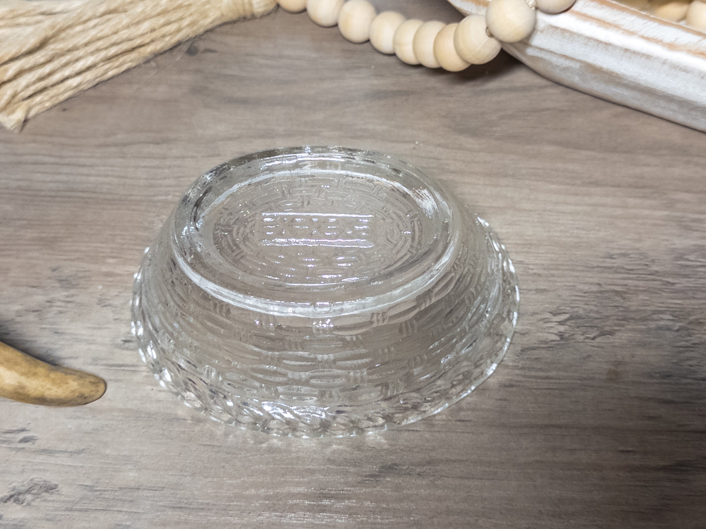 Vintage Clear Glass Hen on Nest Covered Dish – Farmhouse Chicken Candy / Butter Dish