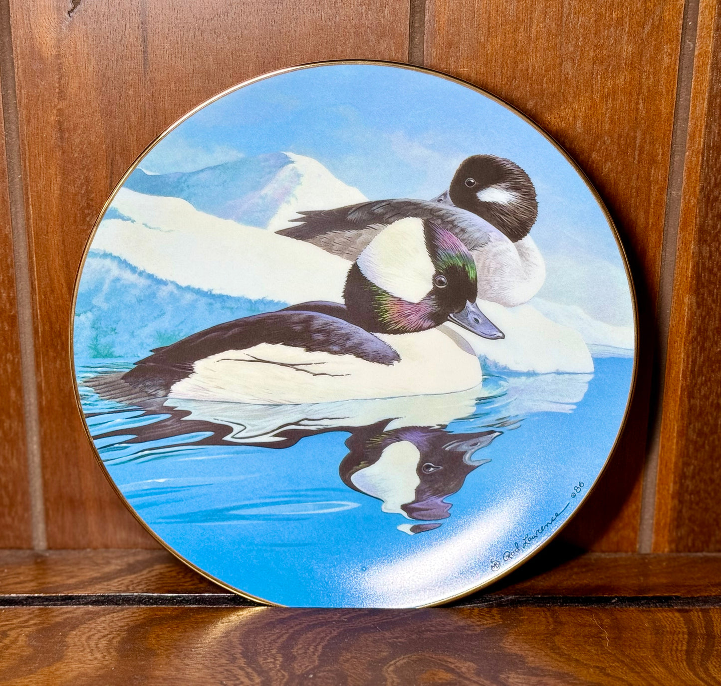 Nature’s Heritage “Buffleheads” Collector Plate by Rod Lawrence #00486/10000