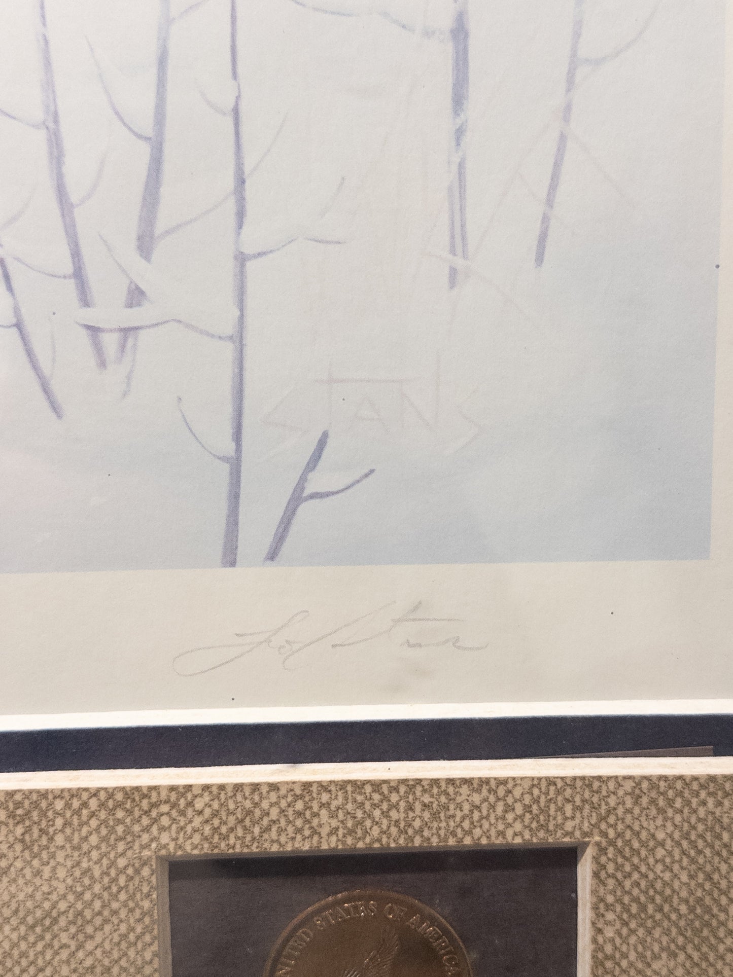 Leo Stans “Winter Wonder” National Parks Series Signed Print Framed Collector’s Edition 1990