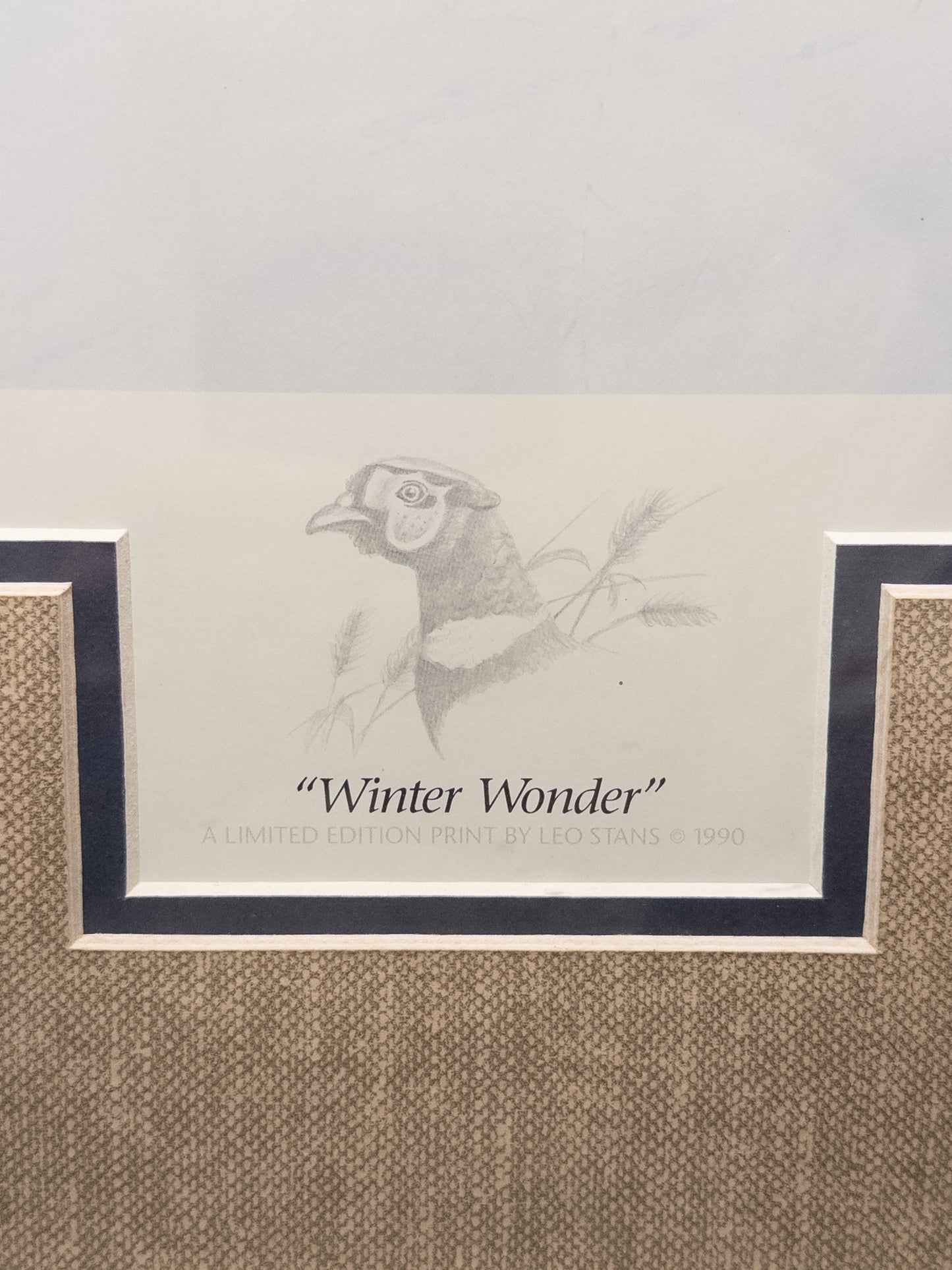 Leo Stans “Winter Wonder” National Parks Series Signed Print Framed Collector’s Edition 1990