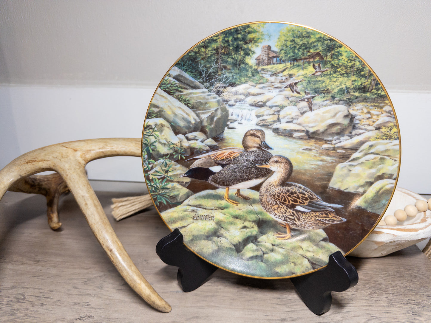 The Gadwall Plate – Bart Jerner – Limited Edition 1988 Edwin Knowles