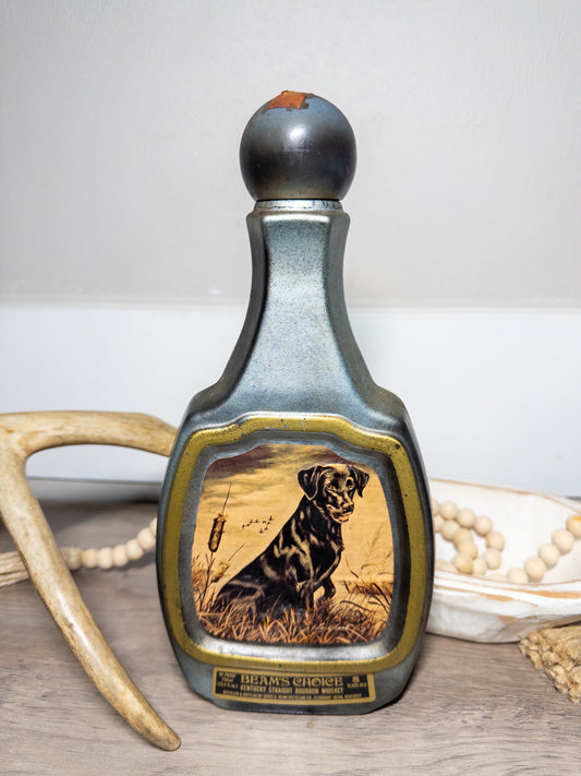 Vintage Beam’s Choice 8 Year Bourbon Labrador Retriever Hunting Dog Ceramic Decanter – James Lockhart