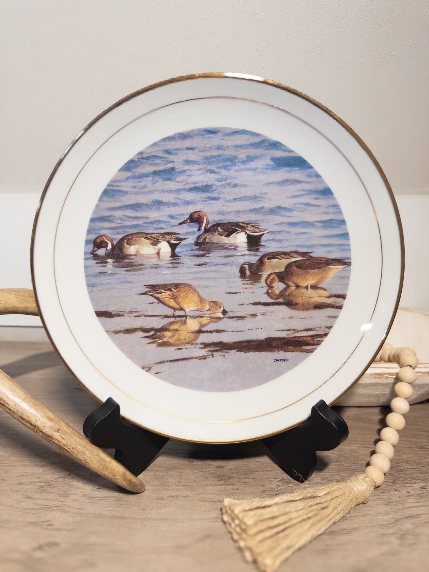 Ducks Unlimited Pintail Ducks Plate Al Barnes 1993 Limited Edition Wildlife