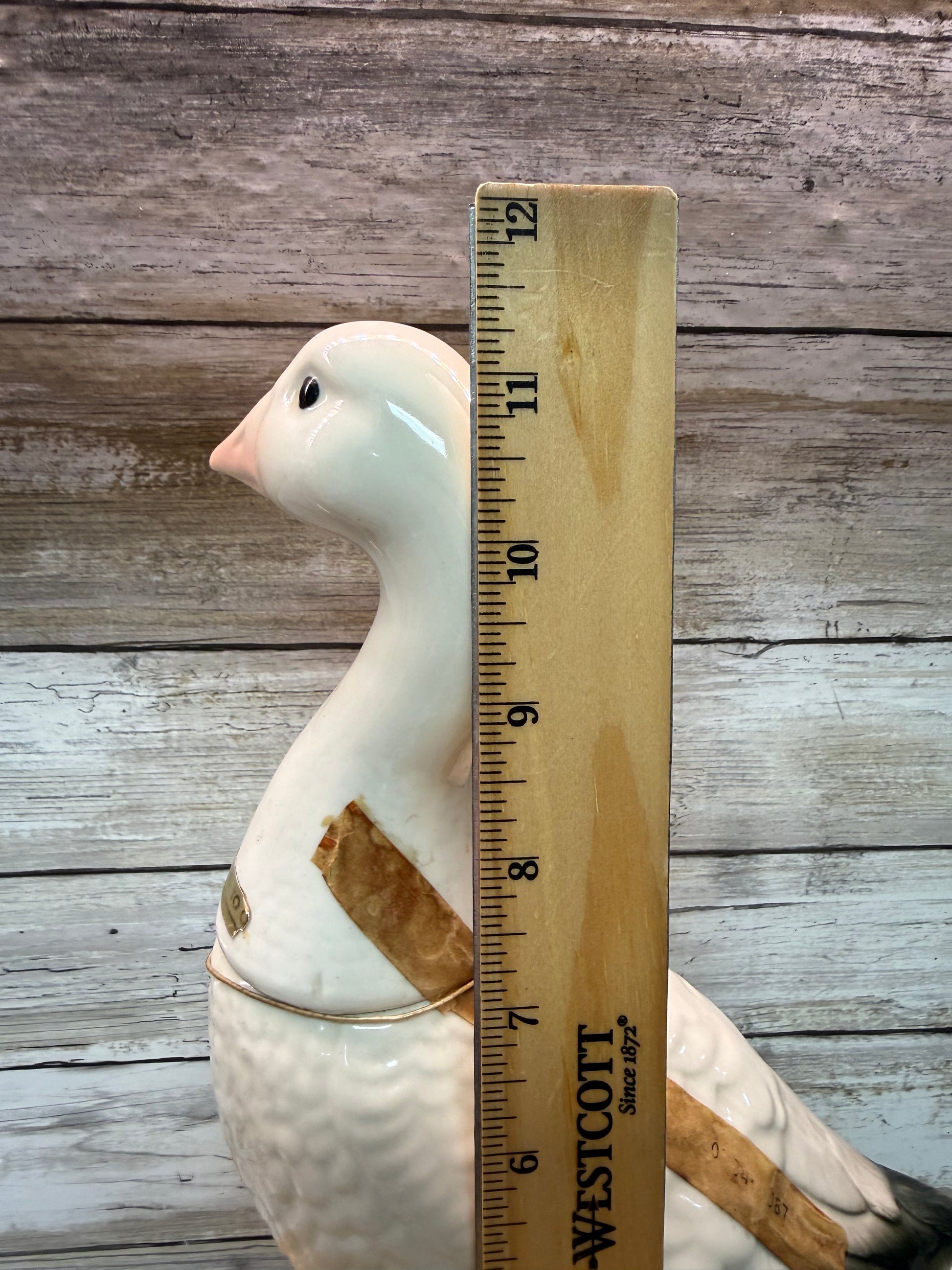 Vintage Jim Beam Snow Goose ceramic decanter from Wild Feathered Finds, part of The Beam Collection First in Series.