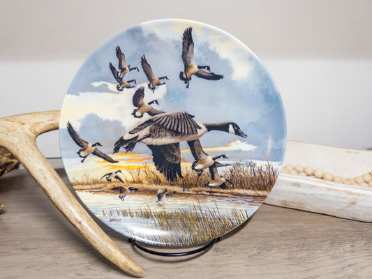 The Landing Goose Plate by Donald Pentz | Wings Upon the Wind (1986)