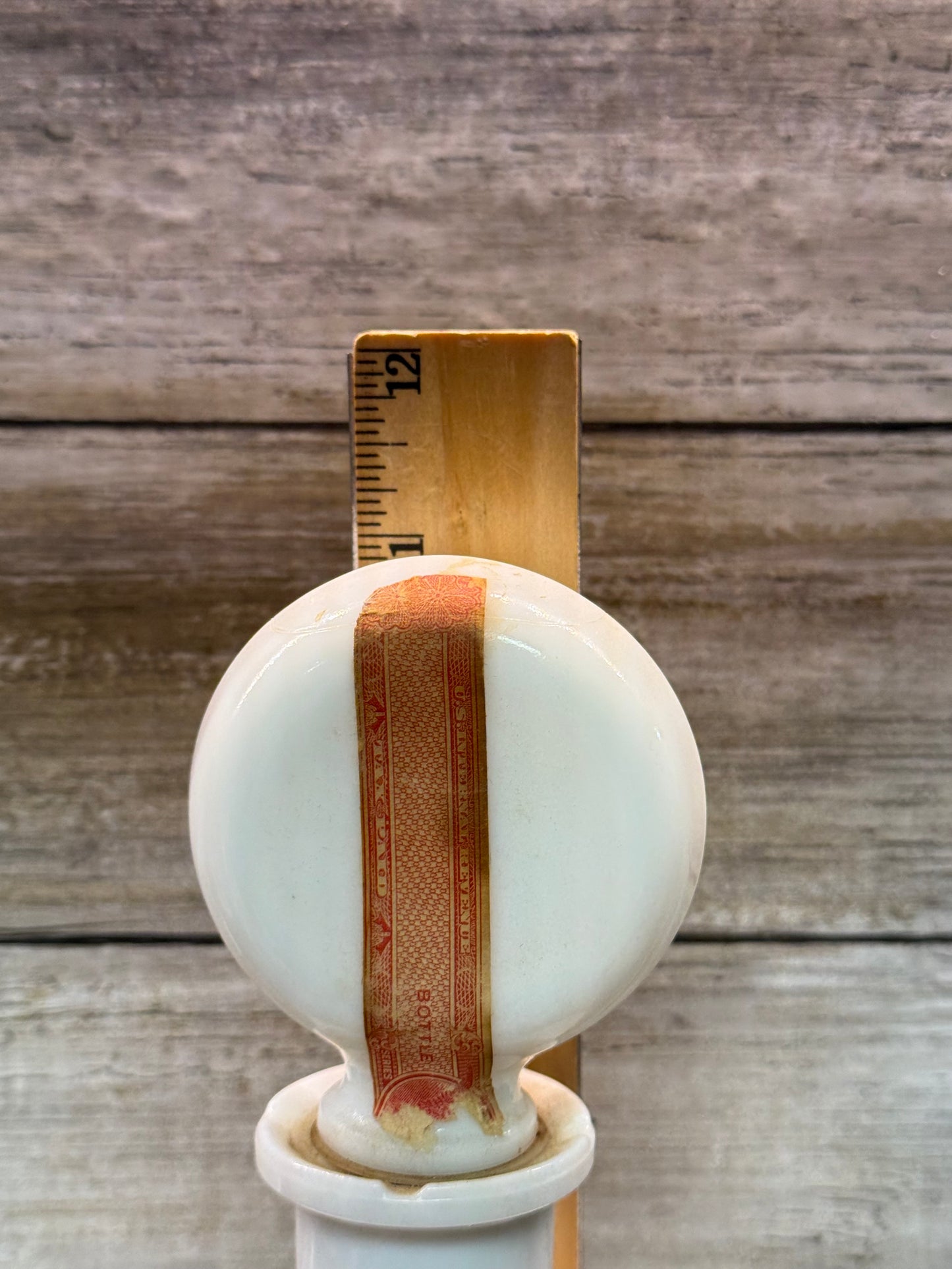 Vintage Woodcock Milk Glass Liquor Decanter by Wild Feathered Finds, edition No. 8, featuring detailed bird design from 1969.