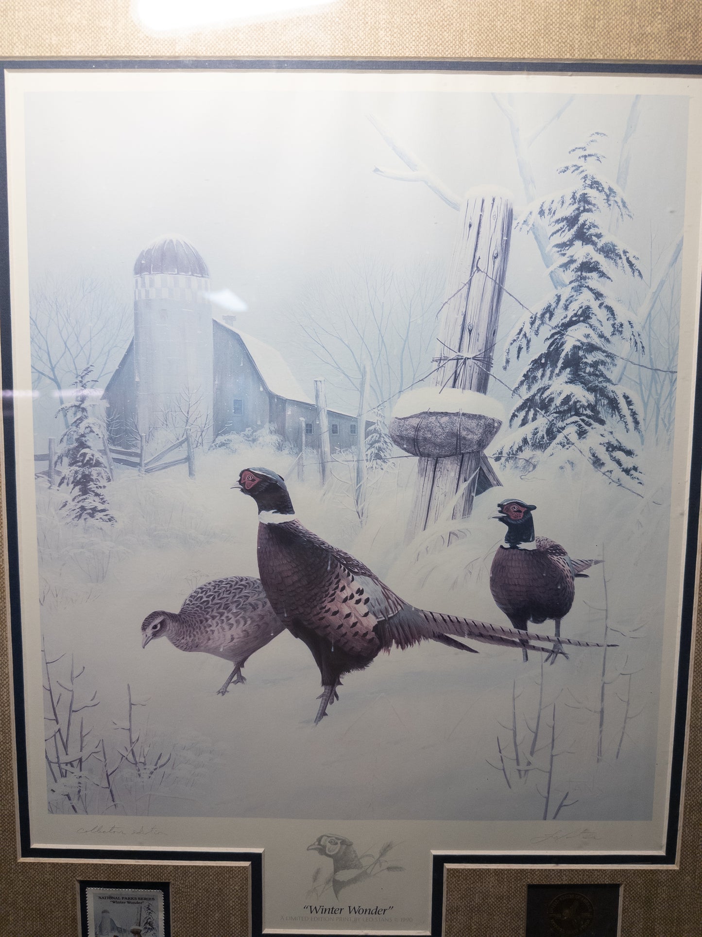 Leo Stans “Winter Wonder” National Parks Series Signed Print Framed Collector’s Edition 1990