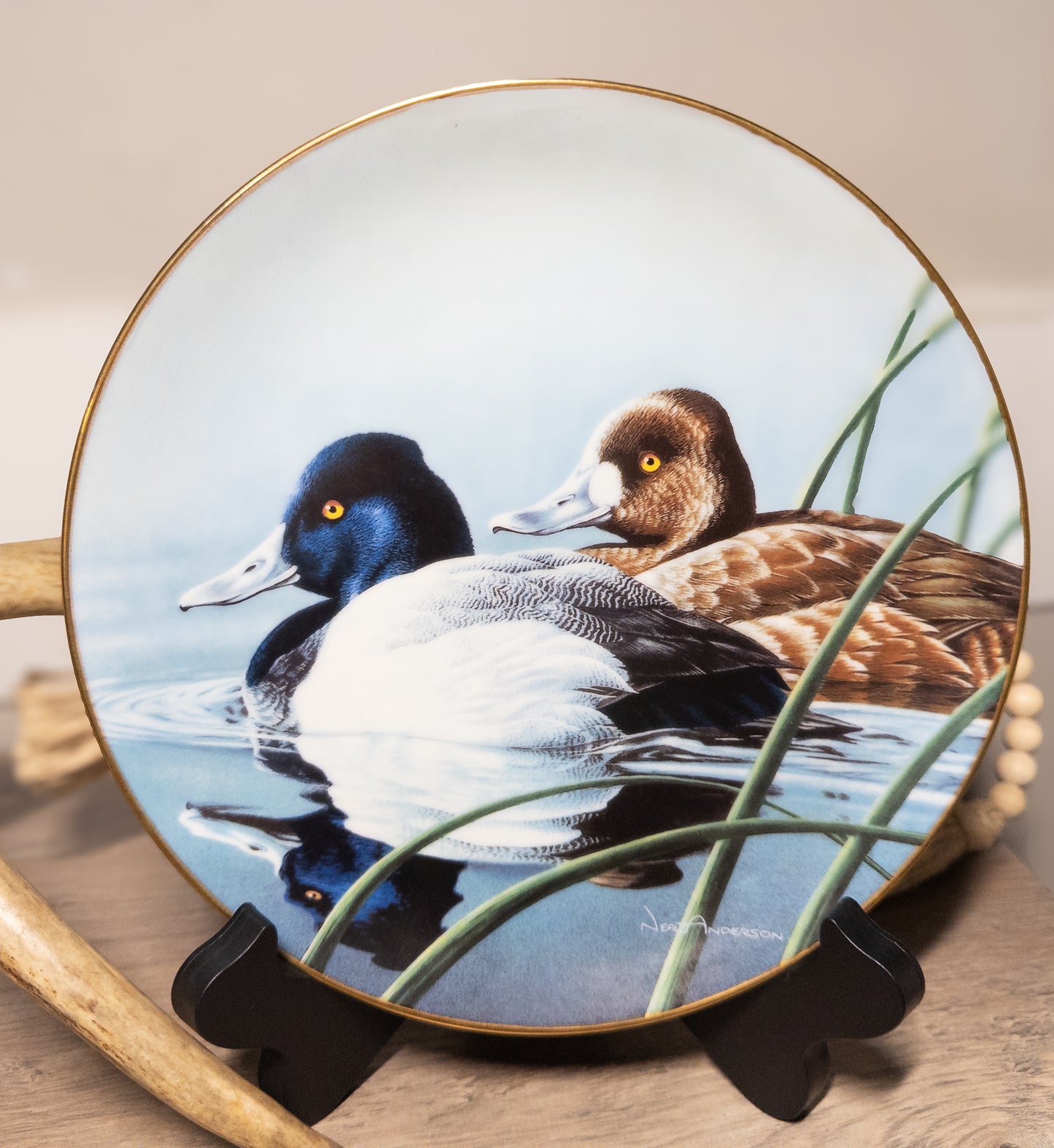 The Lesser Scaup Duck Collector Plate – W.S. George | Federal Duck Stamp