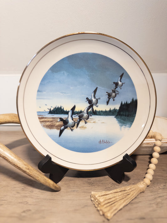 Ducks Unlimited Greater Scaup Plate Les Kouba 1988 Limited Edition Wildlife