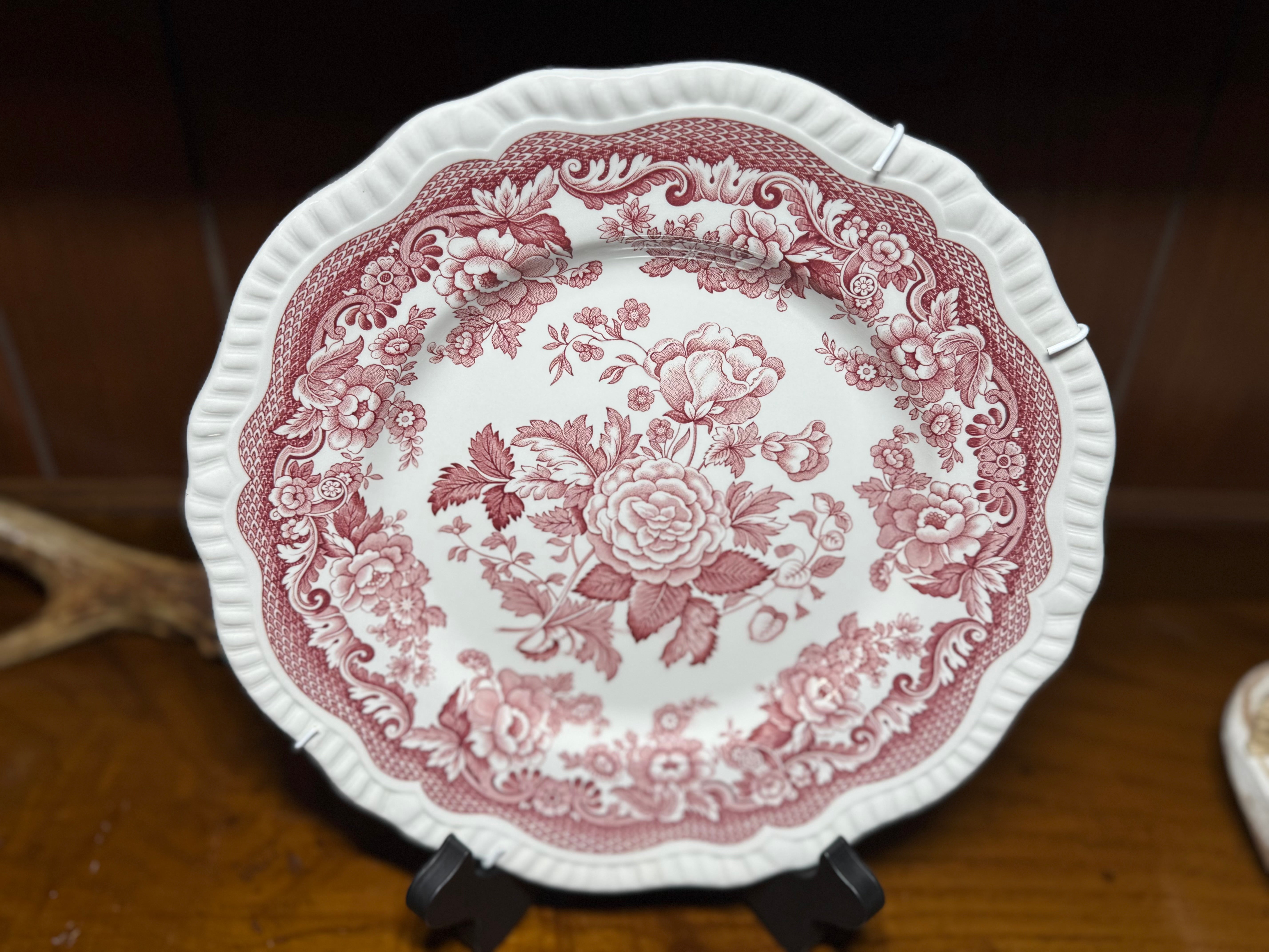 Spode “British Flowers” Regency Series Plate | Spode Archive Collectio ...