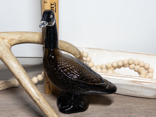 Vintage Avon Canada Goose After Shave Glass Decanter – Goose Figural Bottle