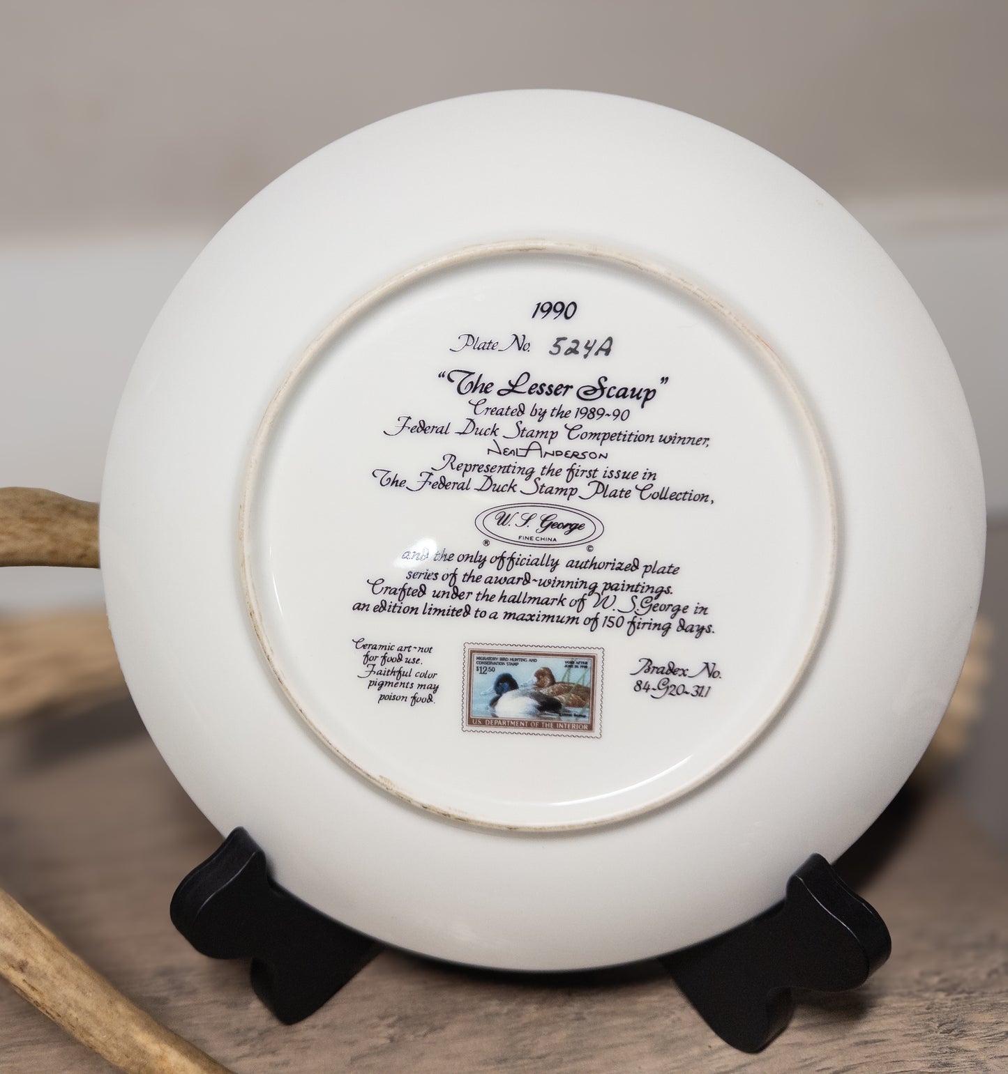The Lesser Scaup Duck Collector Plate – W.S. George | Federal Duck Stamp